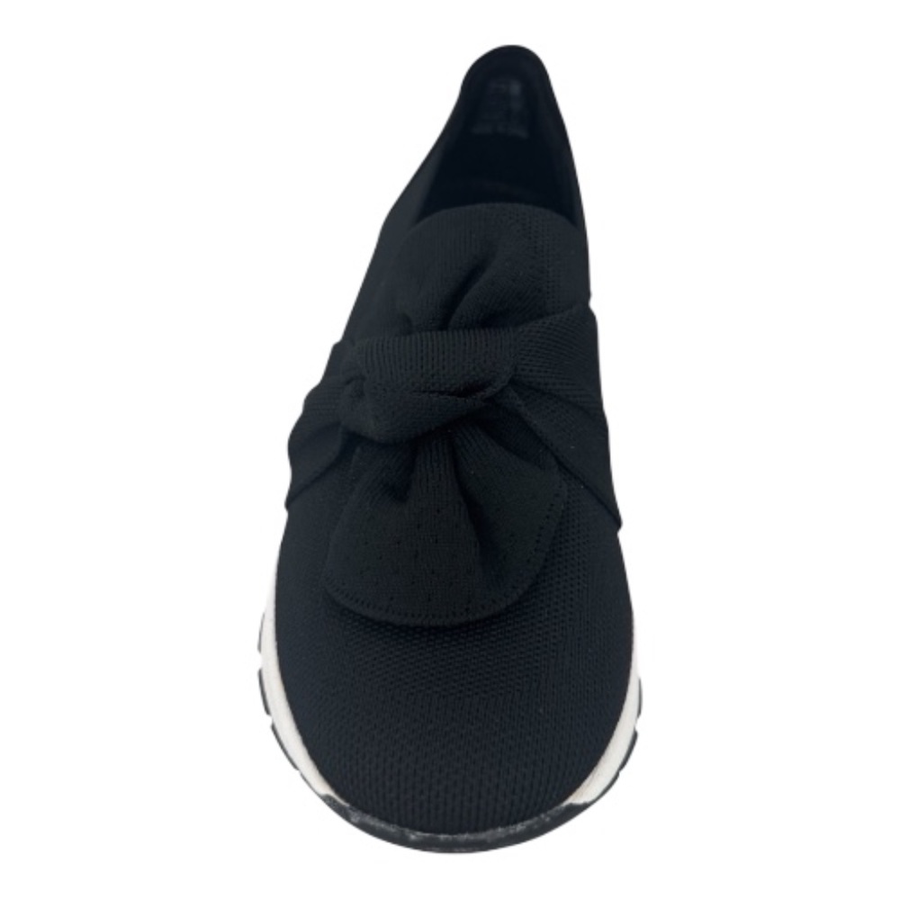Bernie Mev Crane Black Slip-On Comfort Shoes Womens Lightweight Strech Knit - NW - Picture 4 of 7